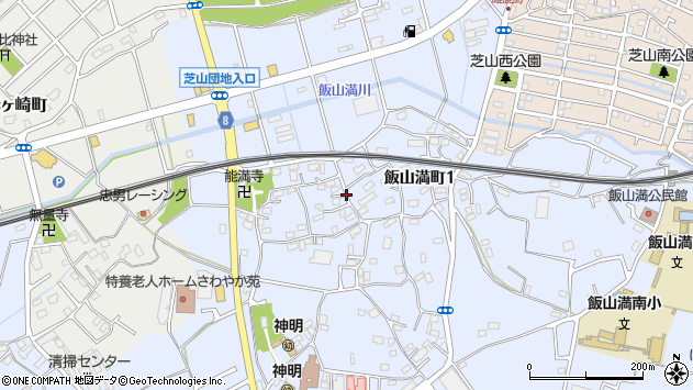 〒274-0822 千葉県船橋市飯山満町の地図