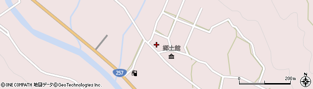 岐阜県中津川市加子母上桑原3935周辺の地図