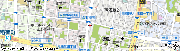 株式会社星和　合羽橋総本店周辺の地図