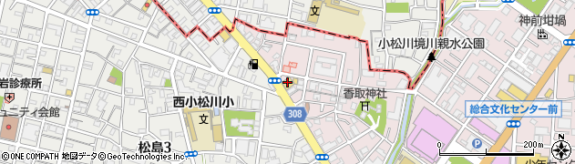 ミニコープ江戸川中央店周辺の地図