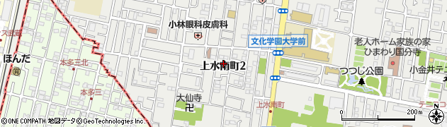 東京都小平市上水南町2丁目9周辺の地図