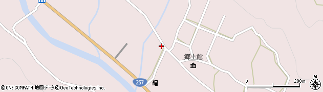 岐阜県中津川市加子母上桑原3920周辺の地図