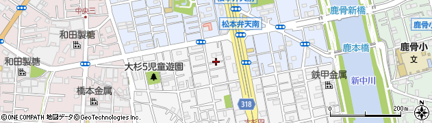東京都江戸川区大杉5丁目30周辺の地図