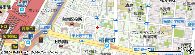 株式会社丸冨士 台東営業所周辺の地図