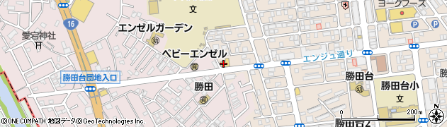 タイヤ館勝田台周辺の地図
