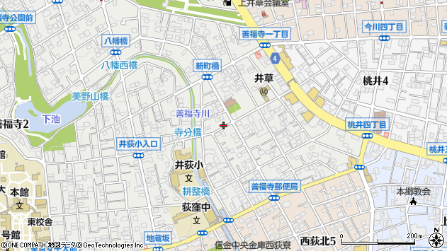 〒167-0041 東京都杉並区善福寺の地図