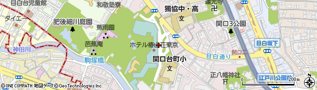 ホテル椿山荘東京周辺の地図