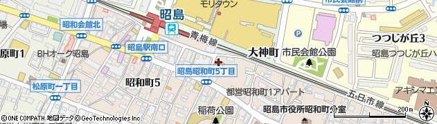 株式会社ファミリーショップ　昭島店周辺の地図
