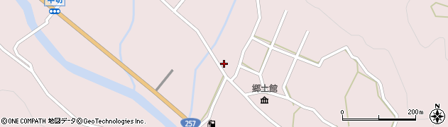 岐阜県中津川市加子母上桑原3942周辺の地図
