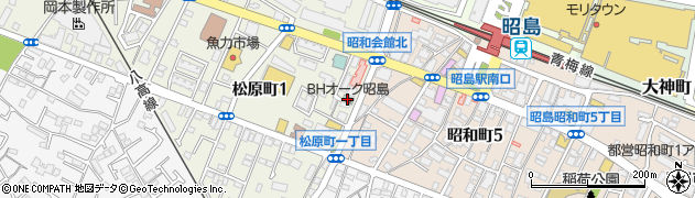 ビジネスホテルオーク昭島周辺の地図