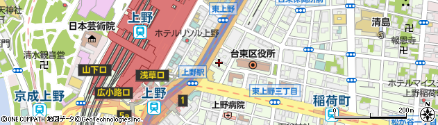 鍼灸東上野治療院周辺の地図