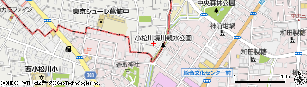 東京都葛飾区新小岩3丁目28周辺の地図