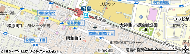 代々木個別指導学院昭島校周辺の地図