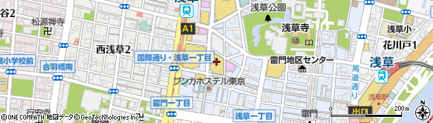 ジーユー浅草ＲＯＸ・３Ｇ店周辺の地図