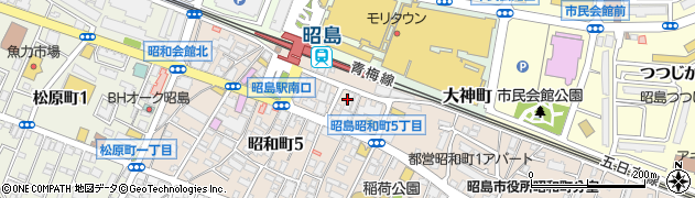 明光義塾　昭島教室周辺の地図