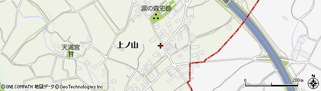 山梨県韮崎市上ノ山周辺の地図