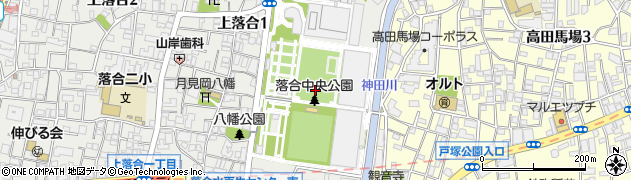 東京都新宿区上落合1丁目2周辺の地図