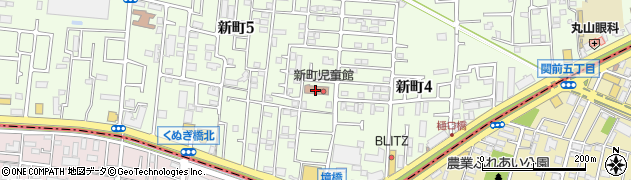 西東京市　新町学童クラブ周辺の地図