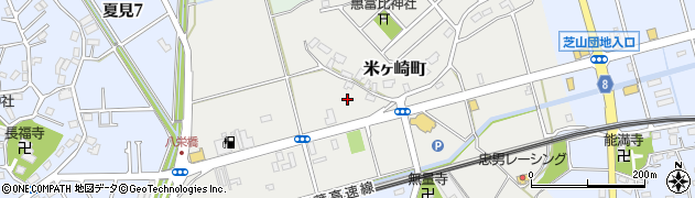 千葉県船橋市米ヶ崎町周辺の地図
