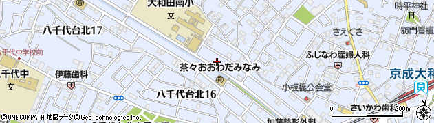 千葉県八千代市大和田604周辺の地図