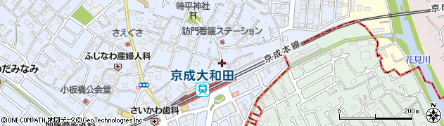 千葉県八千代市大和田316周辺の地図