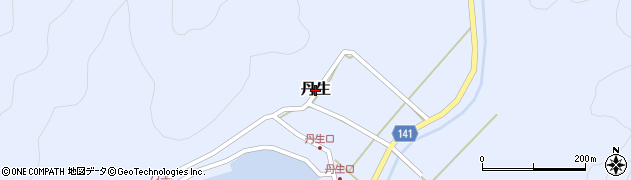 福井県美浜町（三方郡）丹生周辺の地図