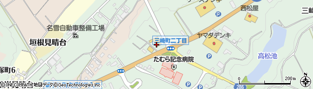 洋服の青山銚子店周辺の地図