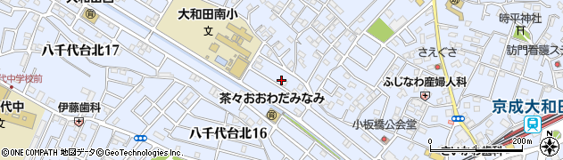 千葉県八千代市大和田615周辺の地図