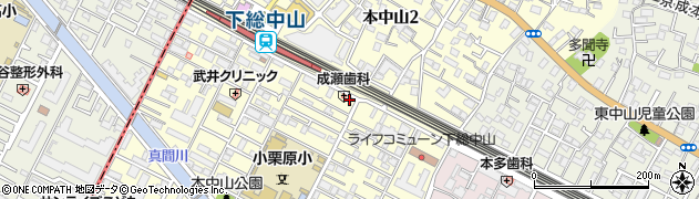 フランス屋中山駅前店周辺の地図