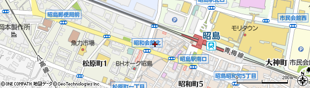 キッチンオリジン　昭島店周辺の地図