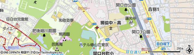 椿山荘周辺の地図