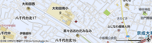 千葉県八千代市大和田618周辺の地図