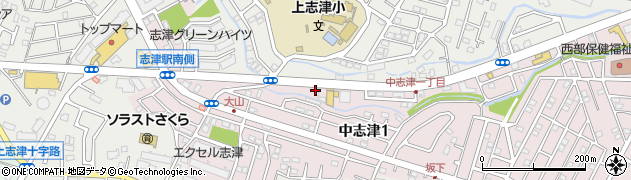 ＥＮＥＯＳ中志津ＳＳ周辺の地図
