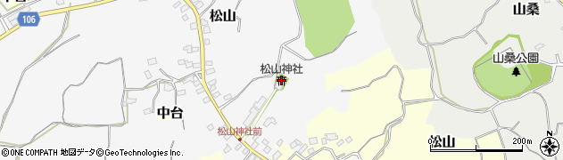 松山神社周辺の地図