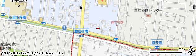 東京都小平市回田町348周辺の地図