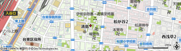 聞成寺周辺の地図