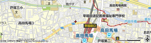 パソカレッジ高田馬場校周辺の地図