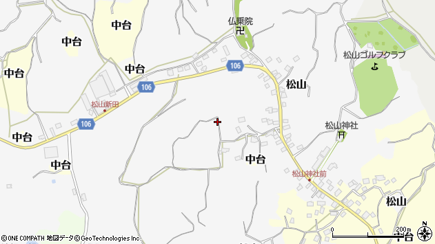 〒289-2152 千葉県匝瑳市松山の地図