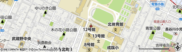 東京都武蔵野市吉祥寺北町周辺の地図
