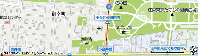 東京都小平市御幸町321周辺の地図