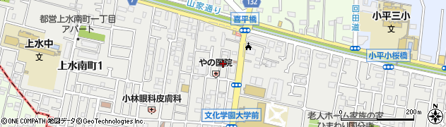 東京都小平市上水南町2丁目24-3周辺の地図