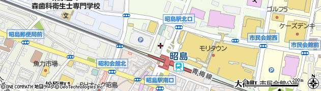 大衆食堂 安べゑ 昭島駅北口店周辺の地図