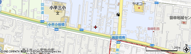 東京都小平市回田町219周辺の地図