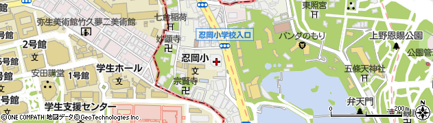 東京都台東区池之端2丁目1-35周辺の地図