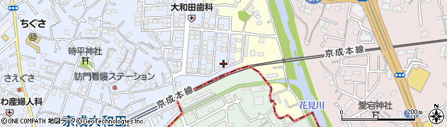 千葉県八千代市大和田950-18周辺の地図