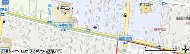 東京都小平市回田町218周辺の地図
