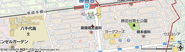 ラーメン明日香 勝田台店周辺の地図