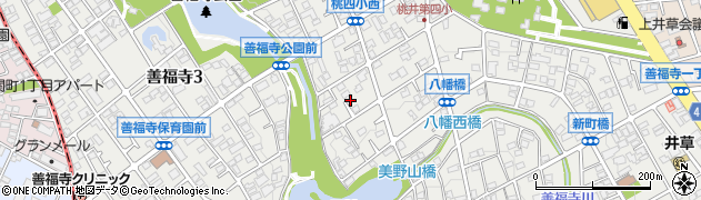 東京都杉並区善福寺周辺の地図