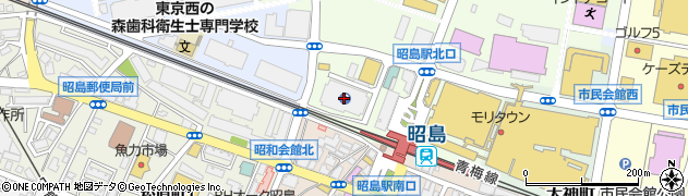 昭島駅北口第一自転車等駐車場周辺の地図