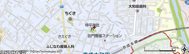 千葉県八千代市大和田334周辺の地図